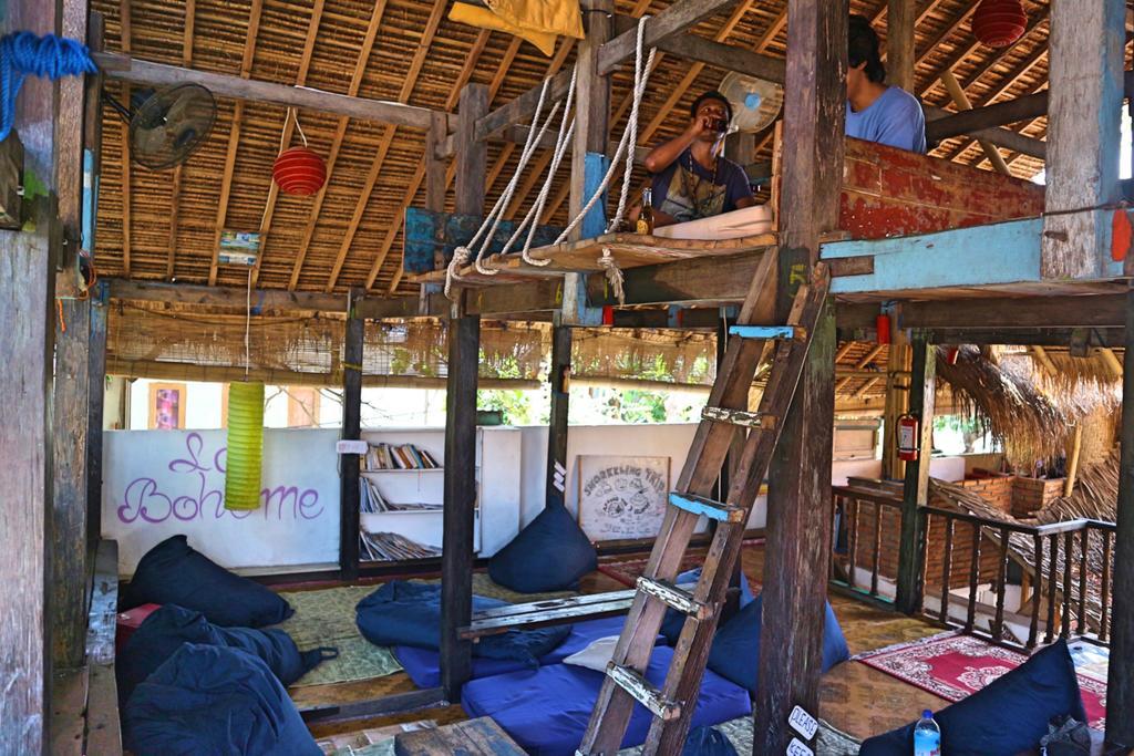 Hostel Gili La Boheme Gili Trawangan Exterior foto